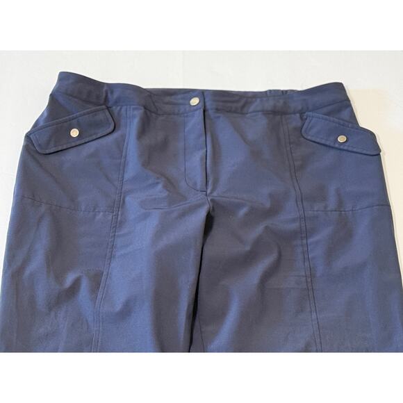 Chico's Zenergy Lightweight Navy Blue Pants, Size 2R - Picture 3 of 5
